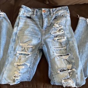American Eagle Ripped Jeans.